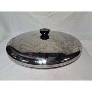Revere Ware 12 3/8” Stainless Lid Replacement 11 3/4” Lip Skillet or Stock Pot